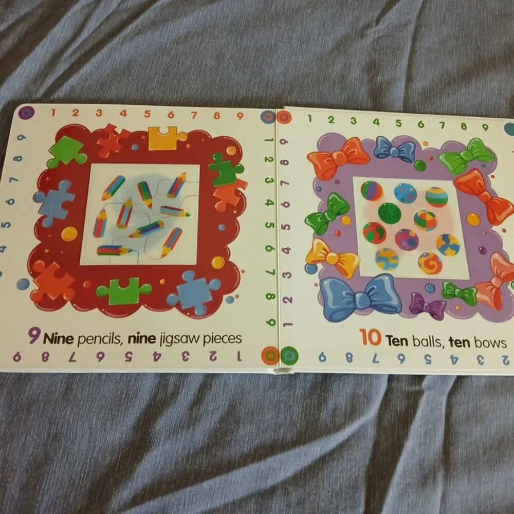 Magic numbers, Number Farm, Wendy love to draw, Red Fire Engine, Digger, Car x 6